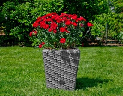 Doniczka technorattanowa 30 cm Bello Giardino