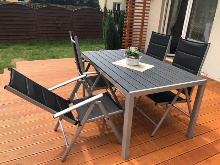 krzesło aluminiowe rozkładane