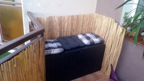 Naturalna osłona na balkon