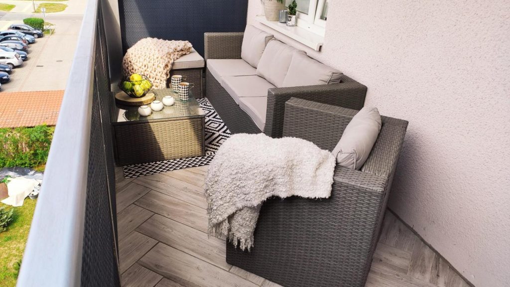 pomysł na mały balkon w bloku