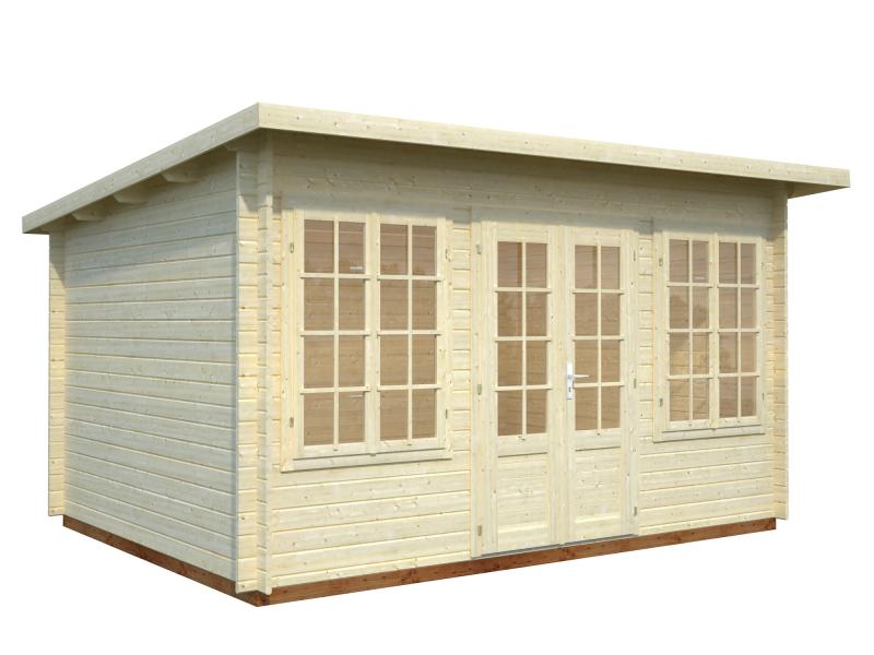 Mały domek ogrodowy drewniany KAMIL A 4x3 (11,5 m2)