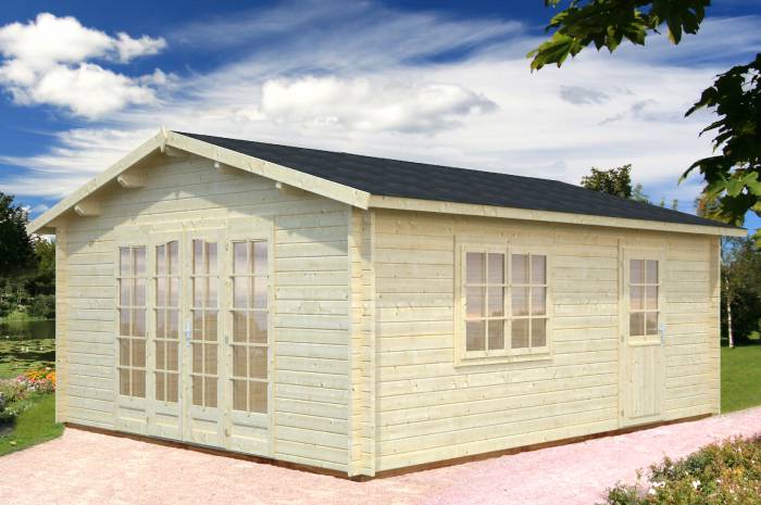 Letniskowy domek na działkę grodową KUBA B 4x6 (19,0 m2)