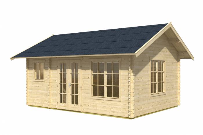 Domek letniskowy na długą działkę ESBJERG 1 4x5 (19,8 m2)
