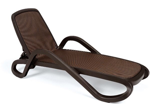 Nardi Alfa lekki leżak plażowy Caffe/Caffe