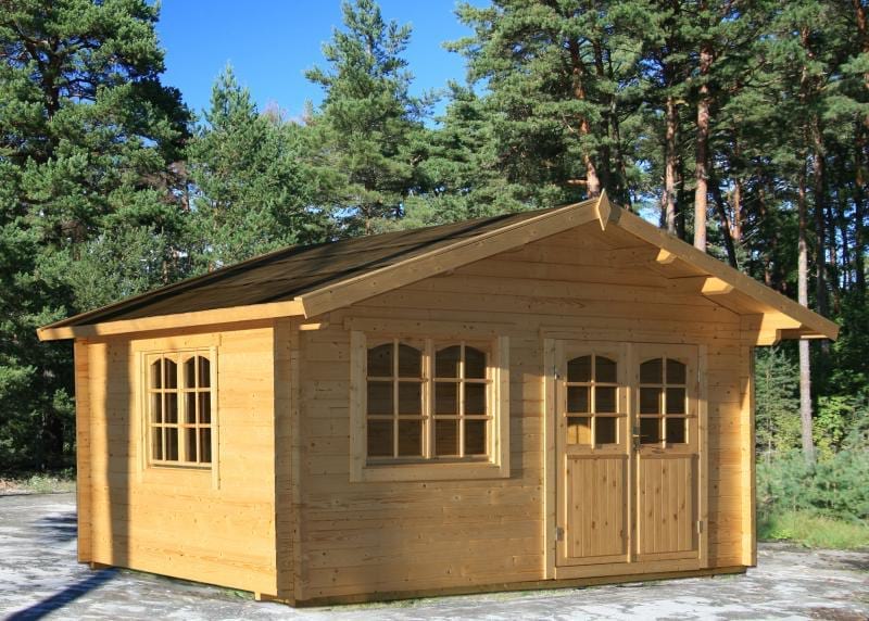 Klasyczny domek letniskowy z drewna EKO 129 5x5 (19,2 m2)