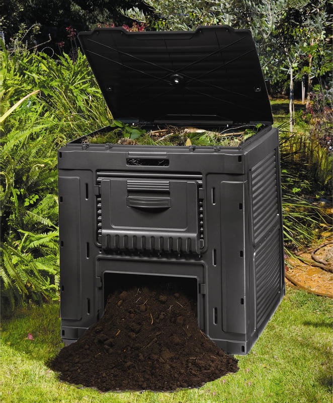 E-composter - otwieranie pokrywy