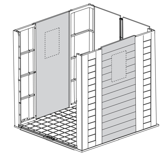 Domek narzędziowy Factor 6x6