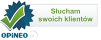 Uczestniczymy w programi słucham swoich klientów Opineo.pl