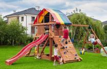 Huśtawka ze zjeżdżalnią do ogrodu Fungoo Rocket Move+