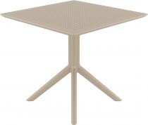 Siesta Sky Table 80 Taupe Kwadratowy stół