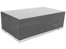 Stolik technorattanowy Nilamito Anthracite 90x50cm