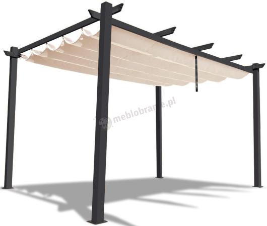 OUTLET - Aluminiowa pergola ogrodowa 3x4 Kirn 2.0 Beż