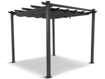 Pergola tarasowa wolnostojąca 3x3 Kirn 2.0 Szary - stelaż aluminiowy