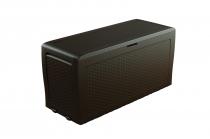 Skrzynia Samoa Rattan Box 270L brązowa