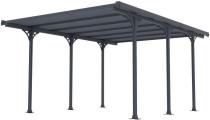 Wiata garażowa metalowa Benno 3x4m - Grey