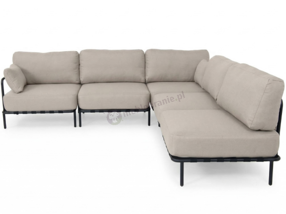 OUTLET - Eleganckie meble ogrodowe modułowe Salve Beige - 5 elementów