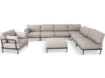 Meble modułowe metalowe 8 elementów Salve Beige 6 Comfort
