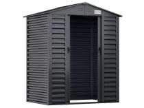 Domek ogrodowy z grubszej blachy Dettel 180x120x210cm - Antracite A16